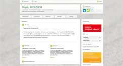 Desktop Screenshot of innowacyjnyekolog.pl